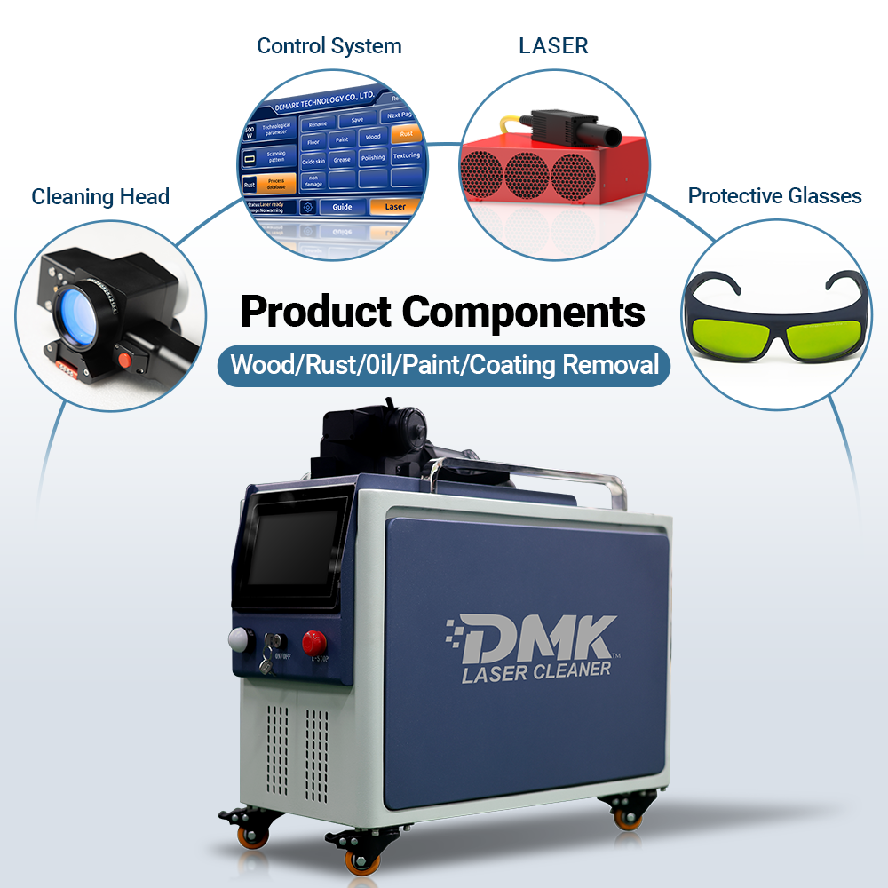 Non-destructive Texturing Polishing Pulse Laser Cleaning Machine 100w 200w Customized Laser Source