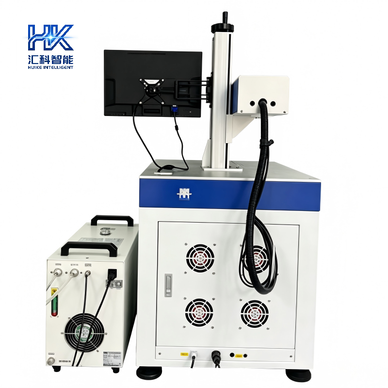 Desktop 5W UV Laser Marking Machine Uv Laser Engraving Machine for Glass Ceramic High Accuracy Blue Light Position