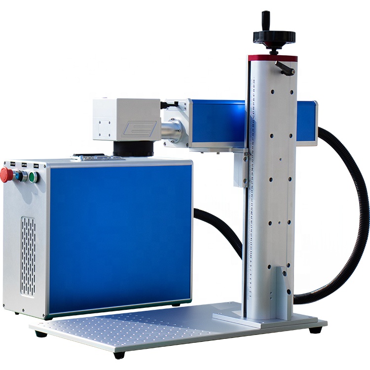 High Speed High Precision 50W-100W Fiber IPG/JPT Source Core Engine Galvo Laser Marking Machine Air New DXF for Restaurant Hotel