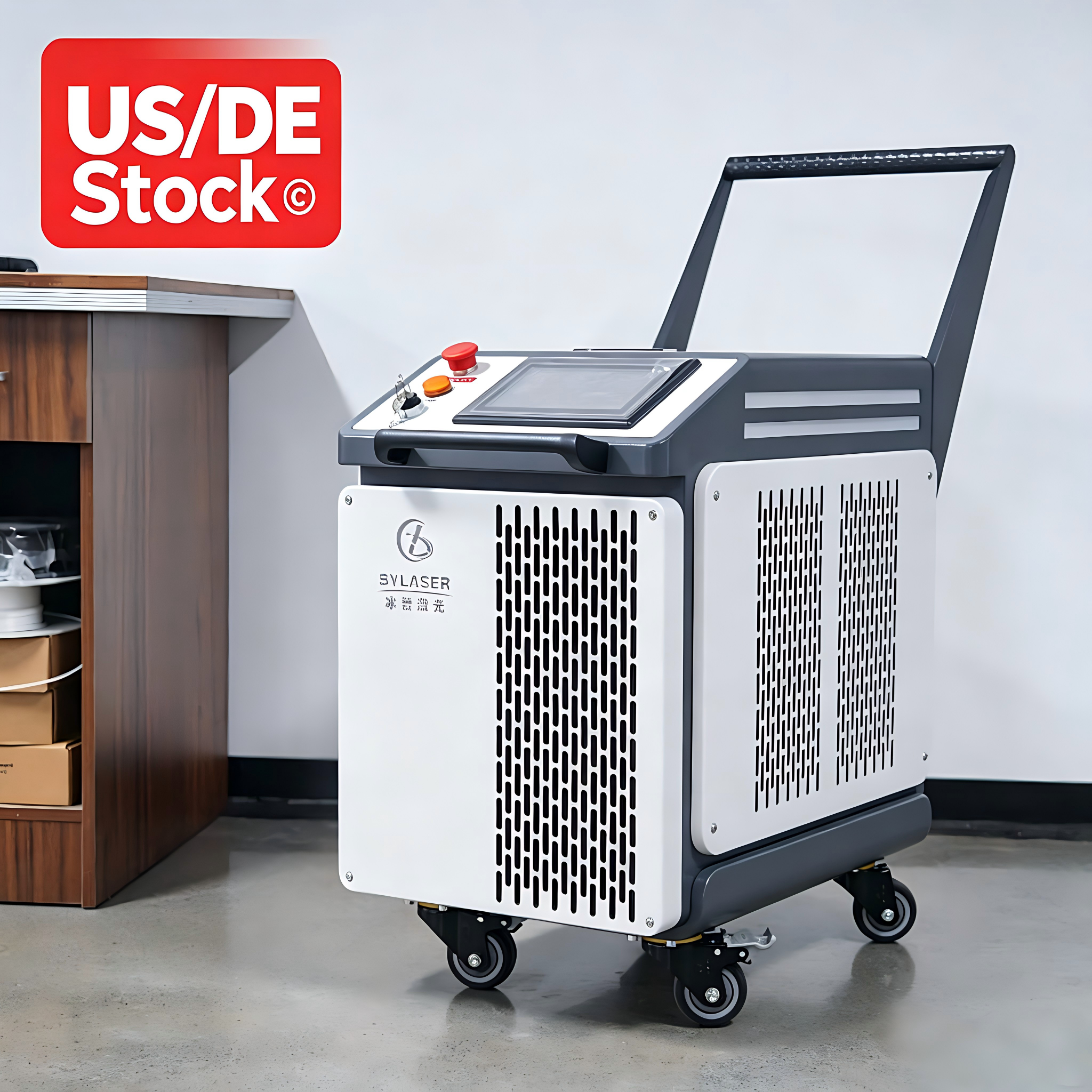 CE Standard Professional Pulse Fiber Laser Cleaning Machine 500W Portable Aluminum UPVC Wood Delicate Metal Zero Damage