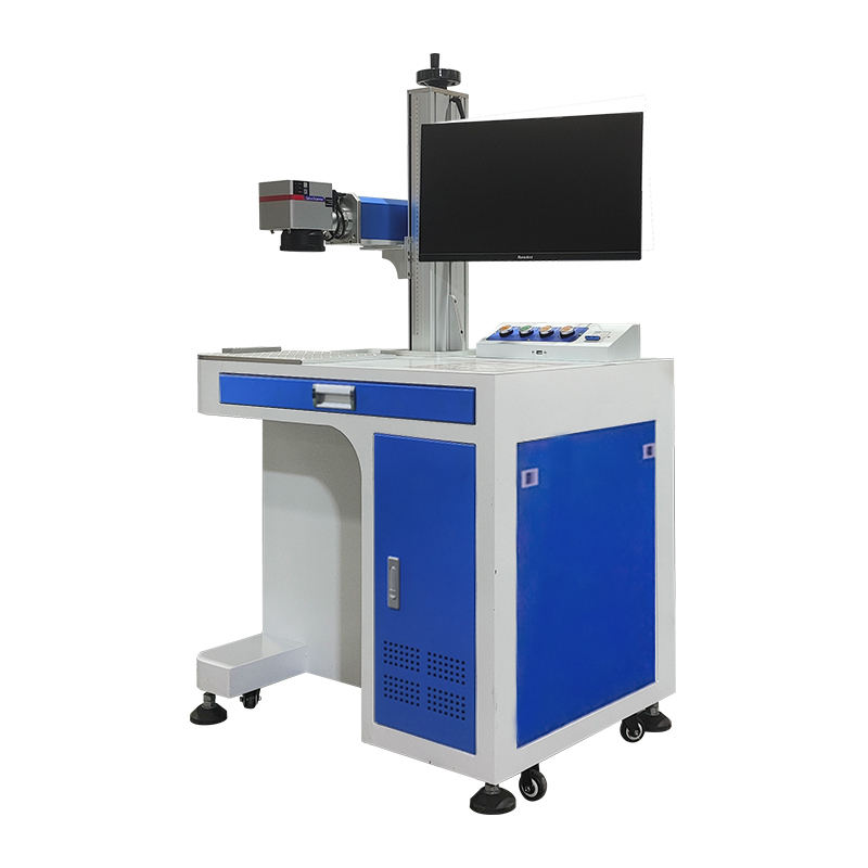 50W Fiber Laser Marking Machine with EZCAD Controller for Hardware Manufacturing and Metal Processing