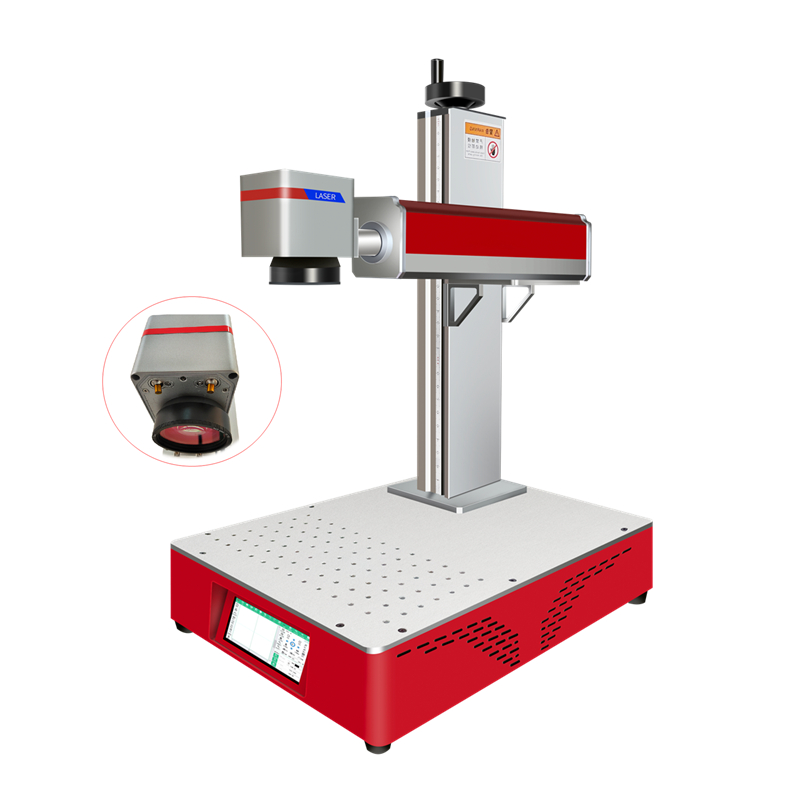 50W RAYCUS JPT MOPA Desktop Mini Fiber Laser Marking Machine 30W Laser Engraver 20W Nameplate Engraving Metal Carving