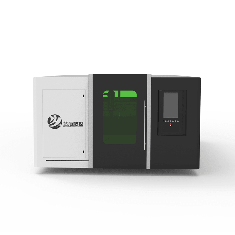 Advanced Closed Type Fiber Laser Machine 3015 High Power for Safe Mass Production and High Volume Thick Plate Cutting