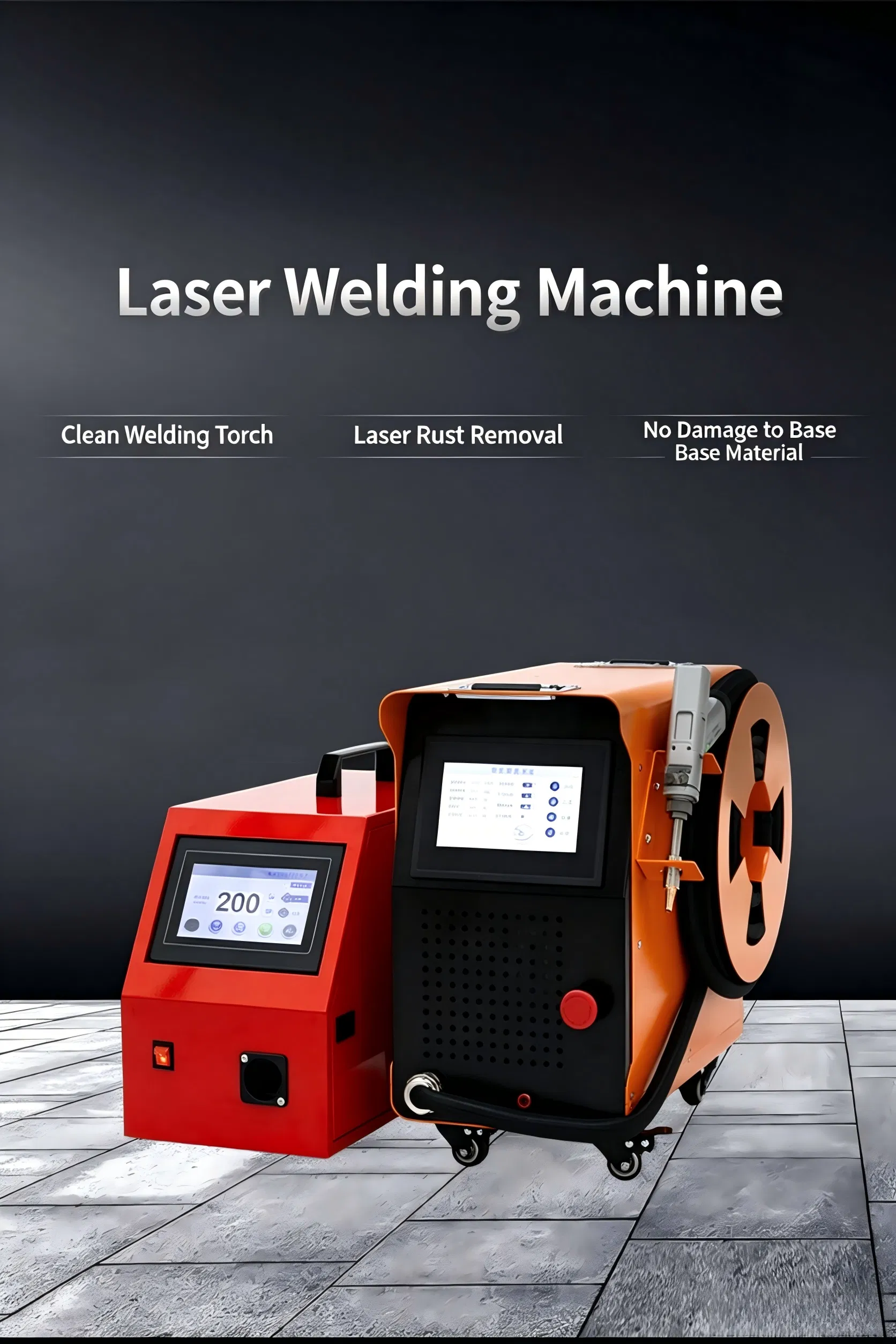 Fiber Laser Welding Machine Specifications Diagram