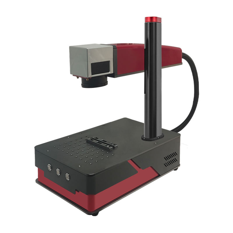 50W Fiber Laser Marking Machine with EZCAD Controller for Hardware Manufacturing and Metal Processing