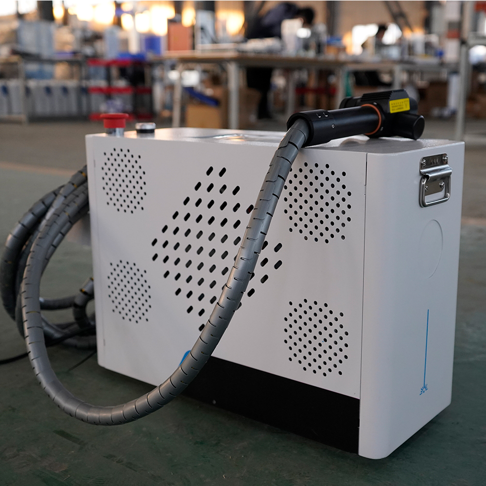 LM 300w Pulse Laser rust Removal Machine Portable Laser Cleaner for Metal rust Cleaning Hand Held Laser Cleaning Machine