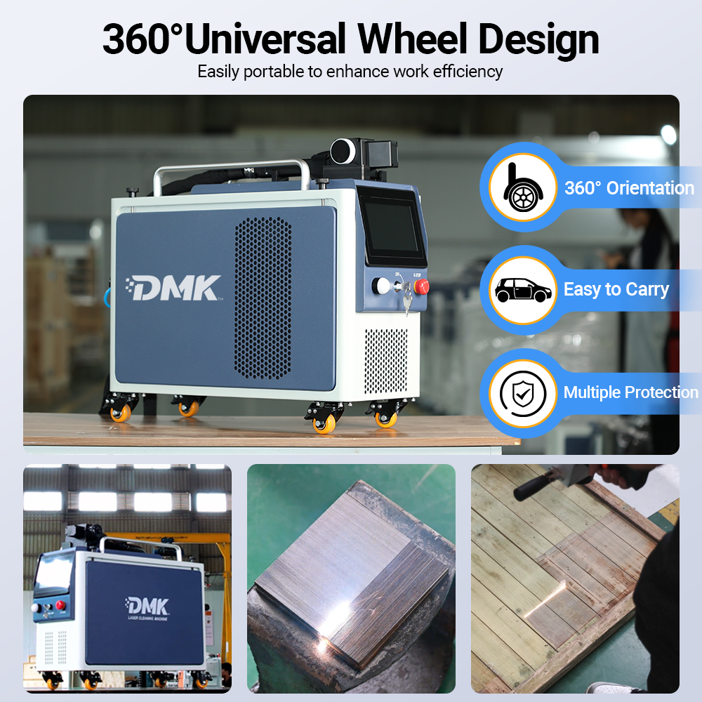 Non-destructive Texturing Polishing Pulse Laser Cleaning Machine 100w 200w Customized Laser Source