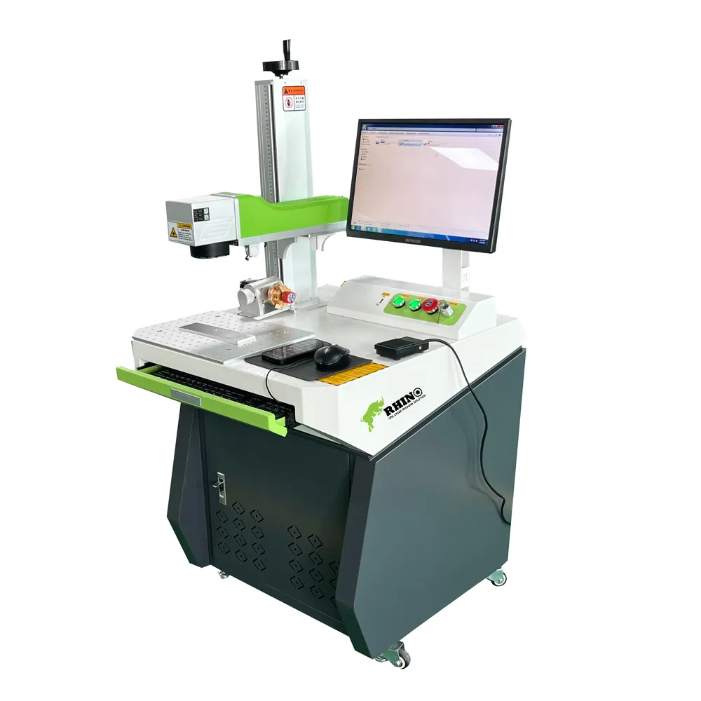 Desktop Fiber Laser Marking Machine Deep Engraving for Metal Aluminum Brass Gold Silver Jewellery Relief