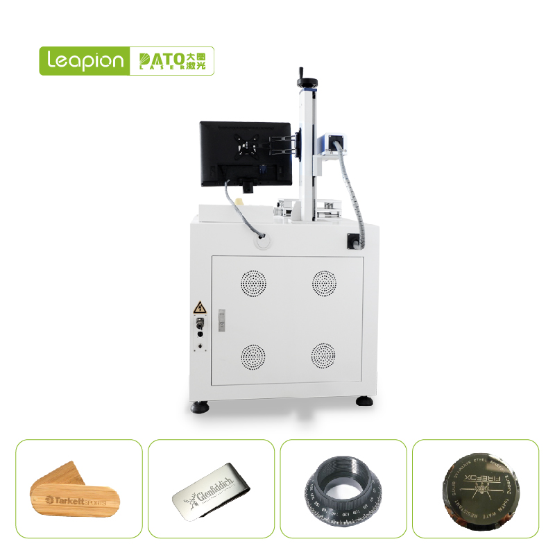 Fiber Laser Marking Machine Desktop Automatic Laser Metal Engraving Cutting High Power Portable Engraving Machine