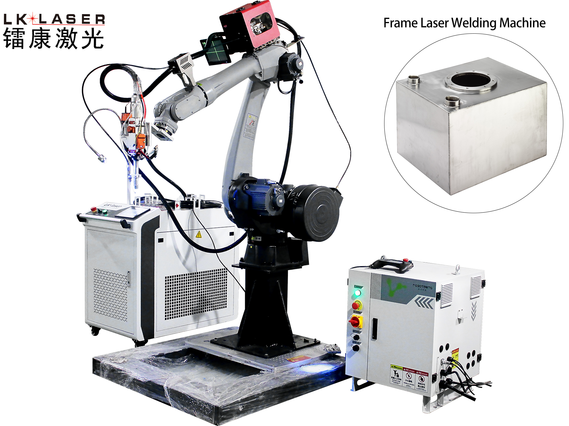 1000W 2000W 3000W 6000W Robot Laser Welding Machine CNC Fiber Optical Frame Welding System Hardware Automatic Welding Eqipment