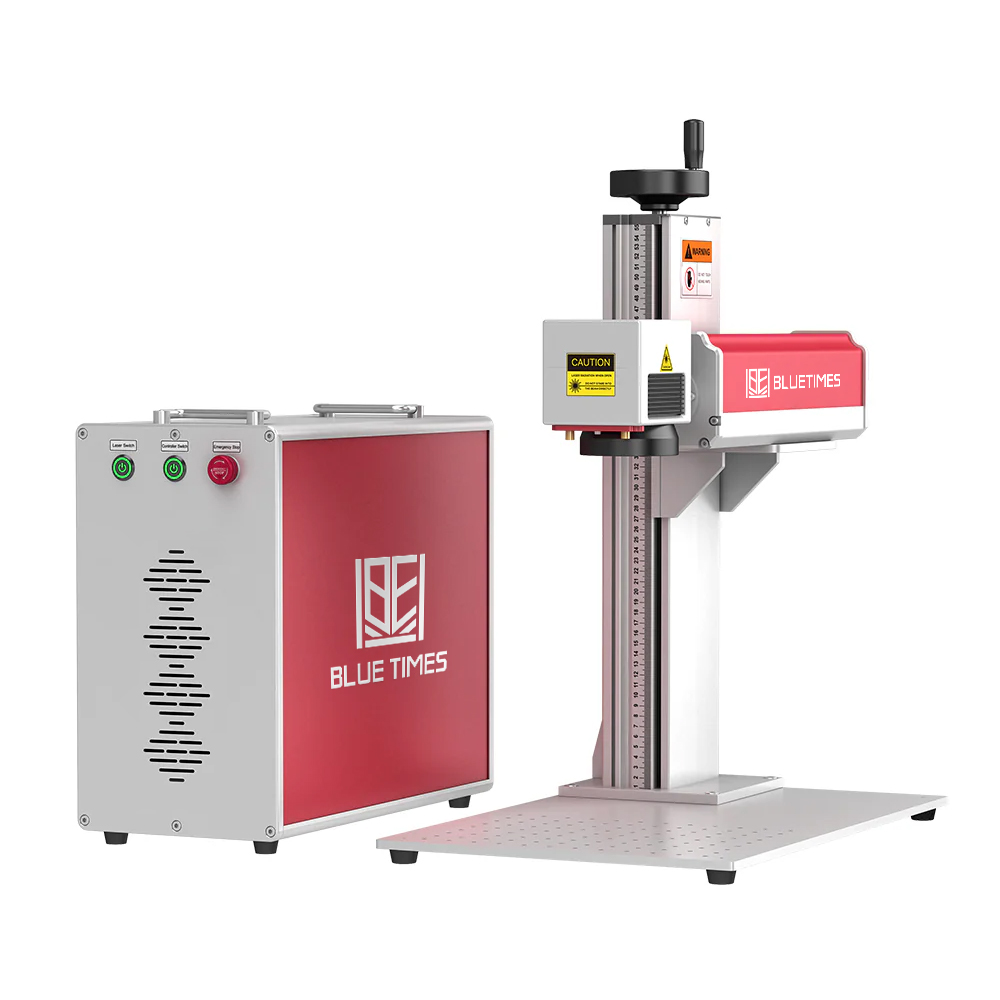 Bluetimes 60W Fiber Laser Marking Machine For Engraving Metal Jewelry Stainless Steel Copper Aluminium