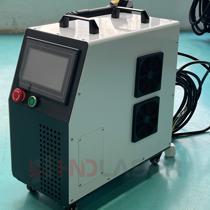 Continuous 300W Portable Pulse Cleaner Rust Remover Price Handheld Fiber Laser Cleaning System Gun Stripping Machine Wobble for Metal Device Paint Oil Removal