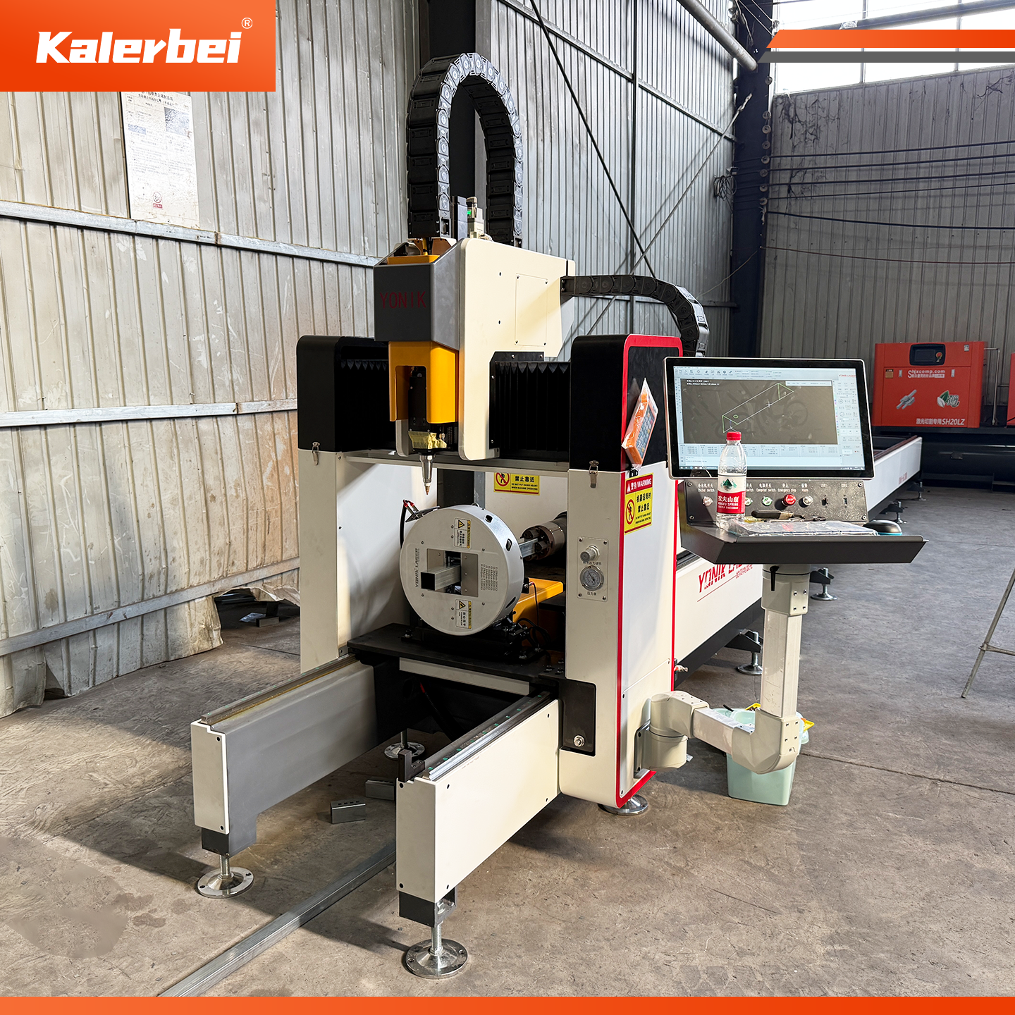 Kalerbei Fiber Laser 6012/6016 MQ Tube Cutting Machine Customized Configuration High-speed Metal Cutting HIWIN Guide Rails Fuji