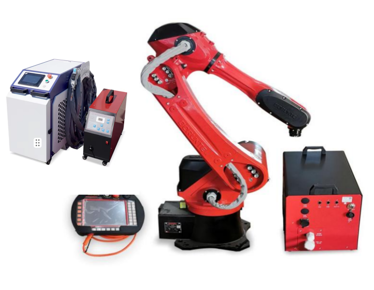 Robotic Welding Workstation With Automatic Welding Robot Laser Seam Tracking MIG System Positioner Production Good Price