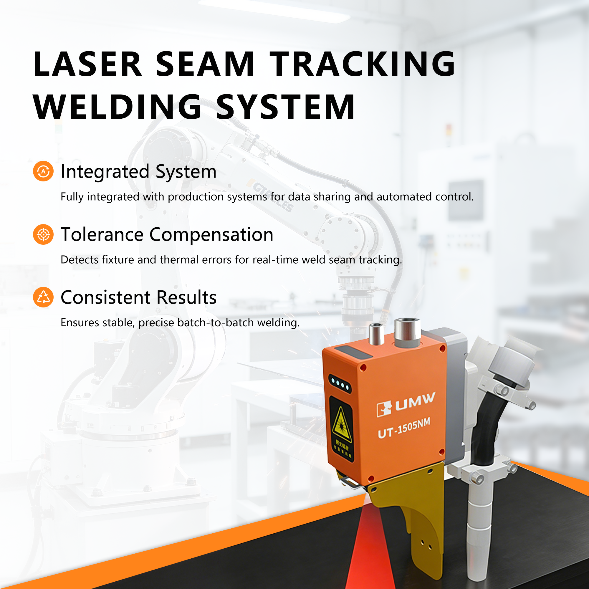 Advanced Laser Seam Tracking Welding System For Robotic Welding Automation