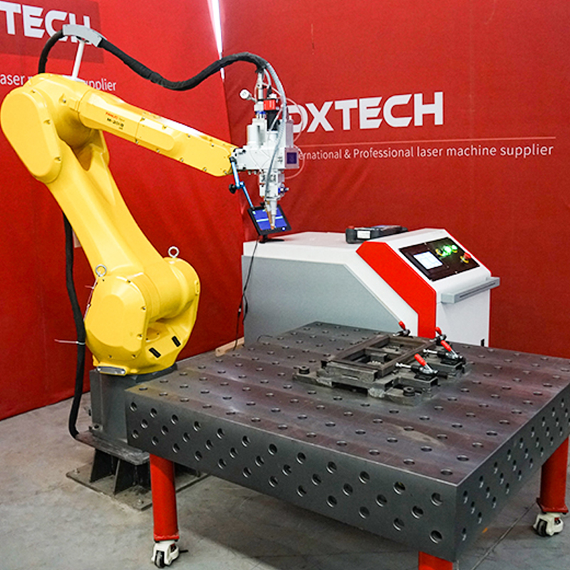 DXTECH Robot Arm Fiber Laser Welder Robotic Laser Welder Machine Metal Welder