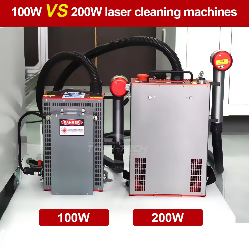 Backpack 100W 200W 300W Pulse rust Stripping Laser Tool From Metal Wood