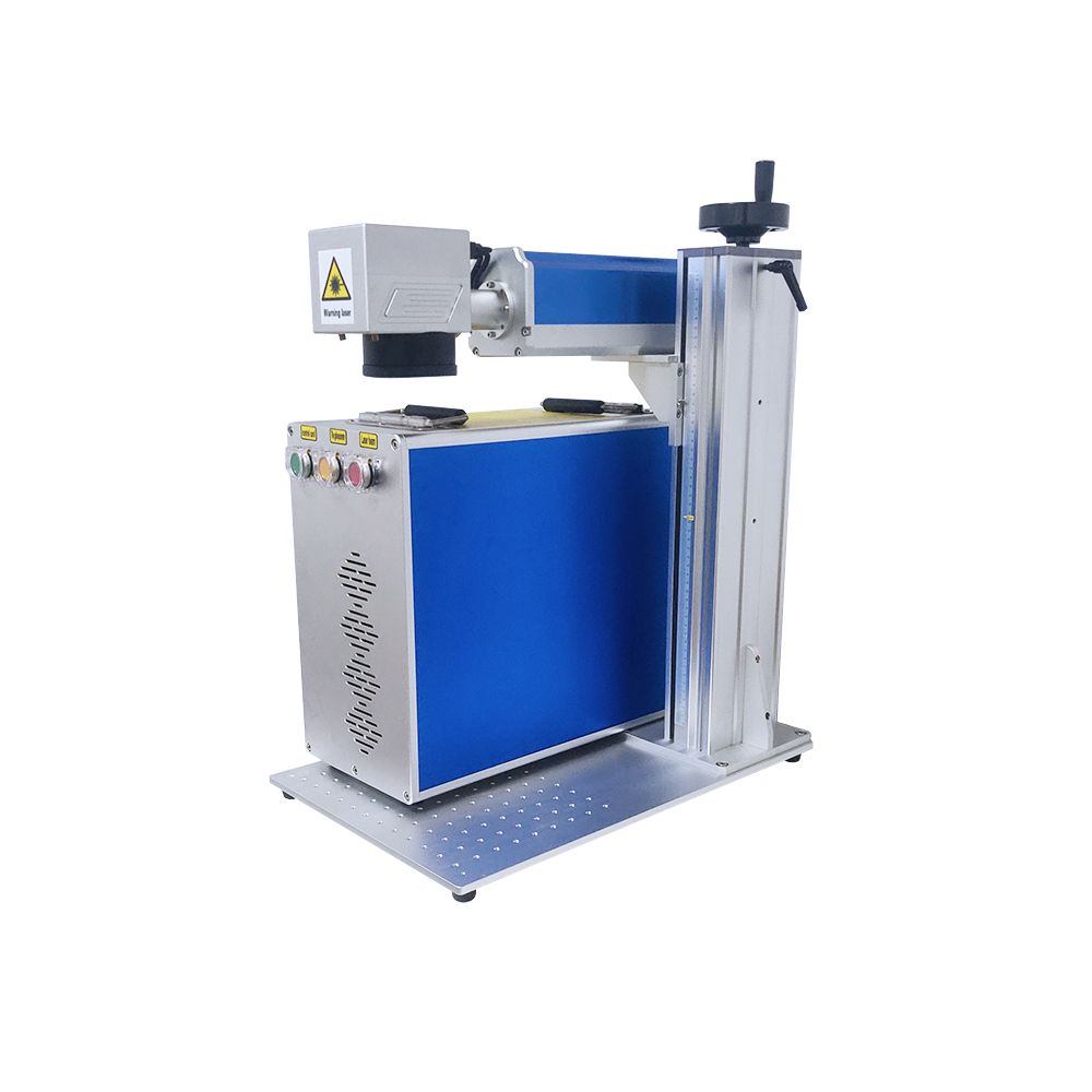 Hot Sale Fiber Laser Marking Machine Desktop Raycus Engraving Device 20W 30W 50W Stainless Steel Metal Wood Work Engraver