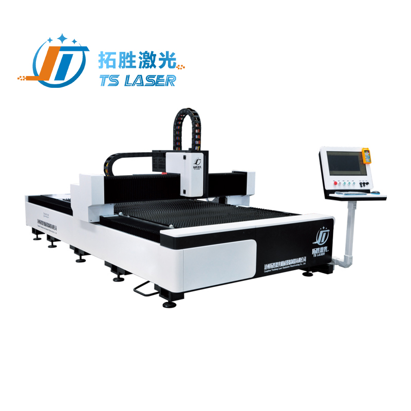 Tuosheng Carbon Sheet Metal Fiber Laser Cutting Machine Single Table High Power Laser Cutter for Stainless Steel