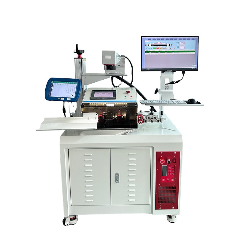 Automatic Wire Stripping Cutting And UV Laser Marking Machine
