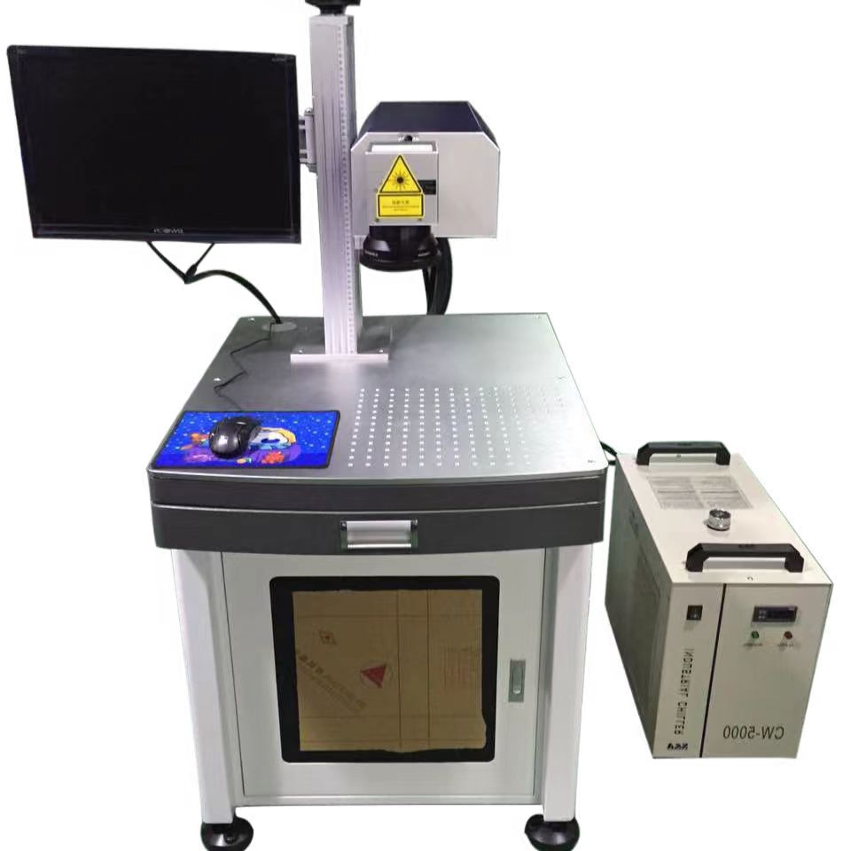 Ra 3D Galvo UV Mopa Laser Engraving Machine / 0.005mm Ultra-Fine Marking Equipment / Metal and Non-Metal