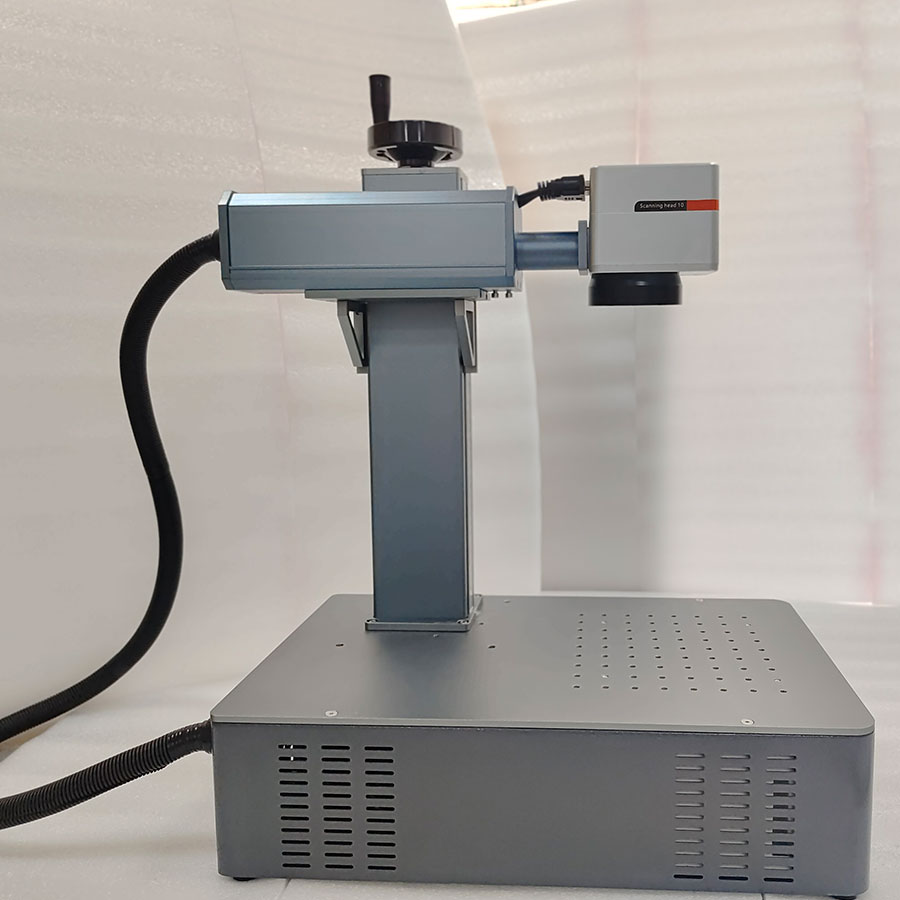 New Fiber Laser Stone Engraving Machine for Metal Stone Rubber &amp; Plastic with 2.5D Deep Marking Laser Marking Engraving Machine