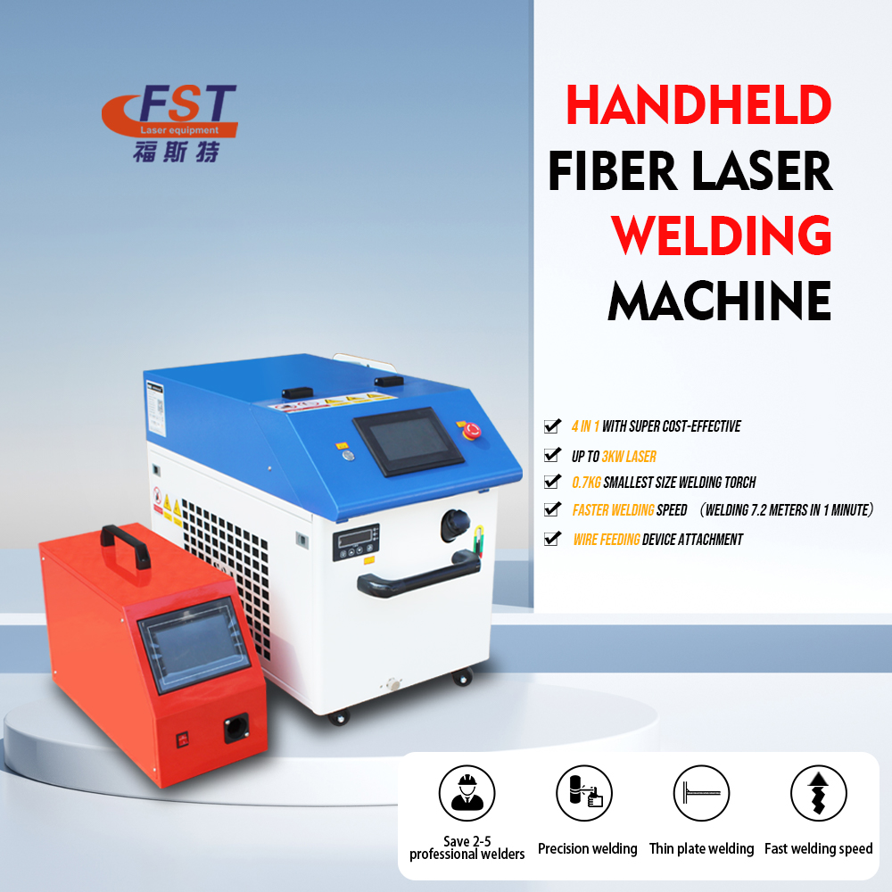 Hot Sale Hand Held 1500W 2000W 3000w Portable Fiber Laser Welding Cutting Cleaning Machine Price