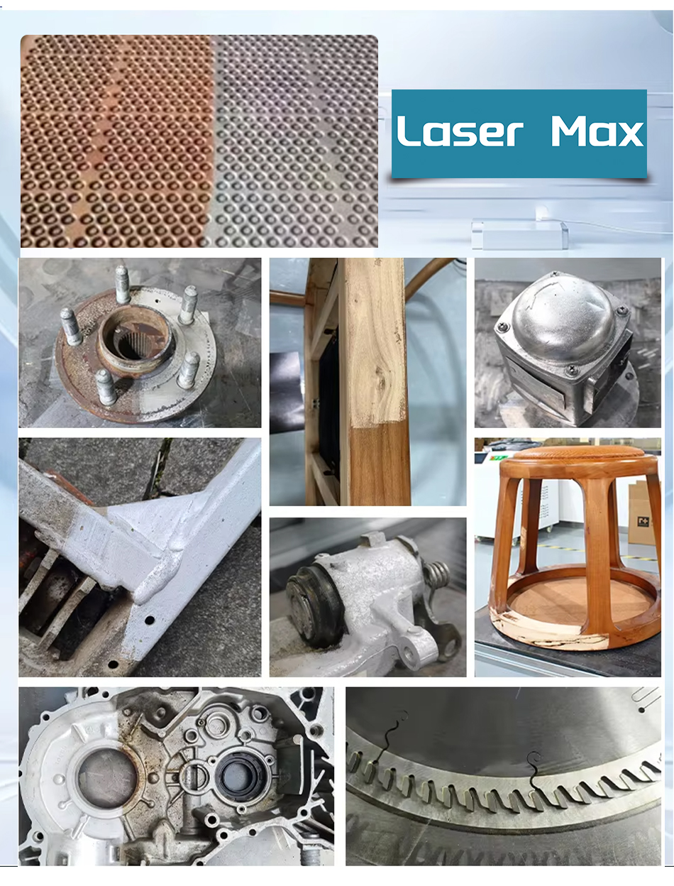 LM 300w Pulse Laser rust Removal Machine Portable Laser Cleaner for Metal rust Cleaning Hand Held Laser Cleaning Machine