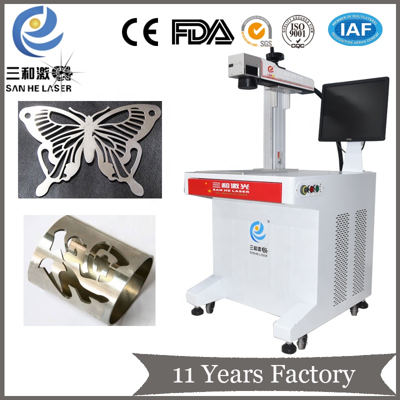 Factory Price 20W 40w 60w Desktop Fiber Laser Marking /engraving /engraver Machine for bar Code Trademark