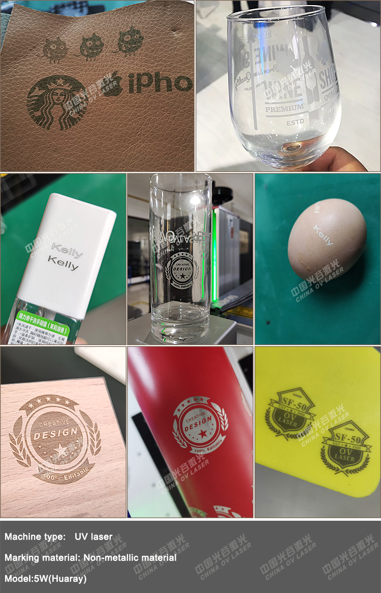 Hot Sale 3W 5W 10W Uv Laser Marking Machine Ultraviolet Laser Engraving Machine For Metal With 1 Year Warranty