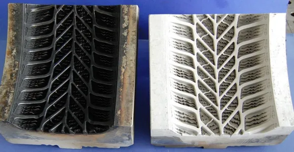 Rubber mold treatment