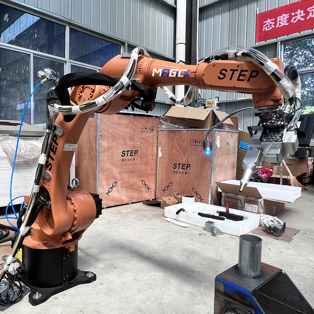 1500w Industrial Robot 6 Axis Low Cost Industrial Mechanical Automatic Welding Machine