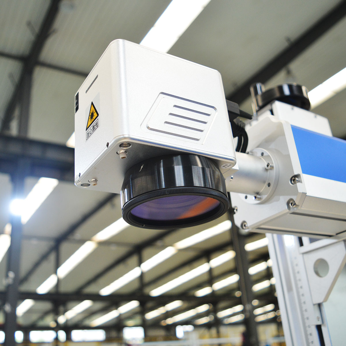 New Portable 30W/50W Mopa UV Fiber Laser Machine for Metal Color Printing Stainless Steel EZCAD Control Home Use AI Split Model