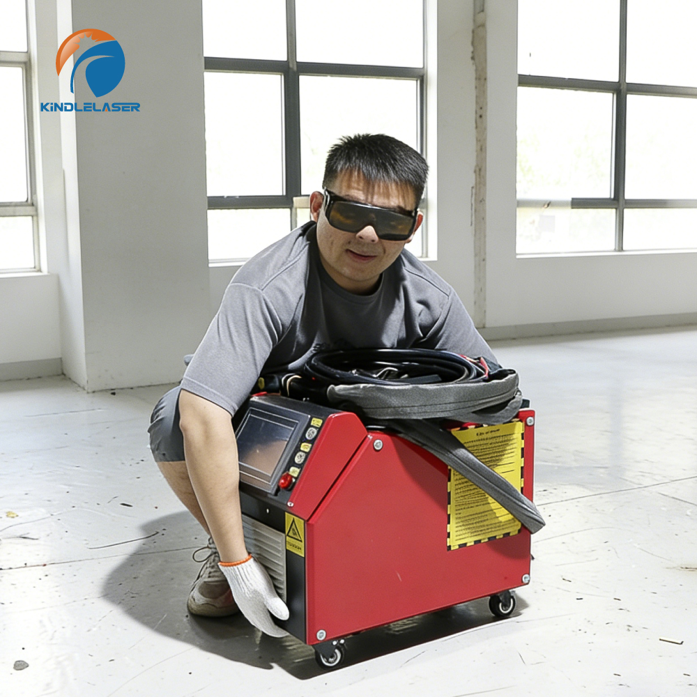 Pulse Laser Cleaning System For Rust Removal Paint Stripping And Surface Restoration