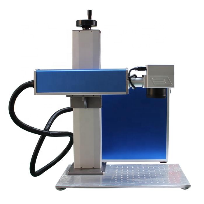 High-quality RAYCUS Desktop Detachable Mopa Fiber Laser Marking Machine Air Gold Silver Copper Jewelry 20W 30W 60W 100W PLT BMP