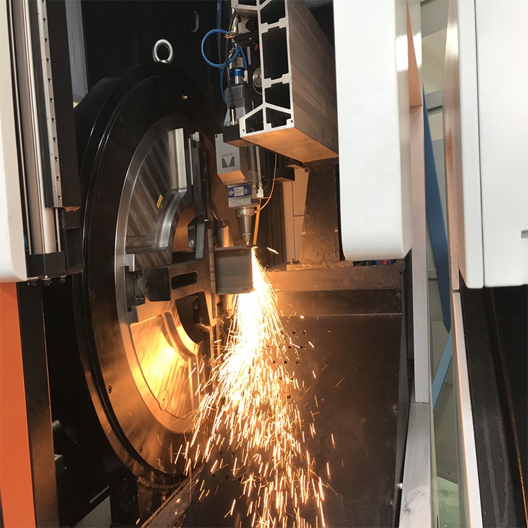 2020 New High Power Tube Fiber Laser Cutting Machine with High Speed Metal Cutting AI Support Water Cooling High Accuracy