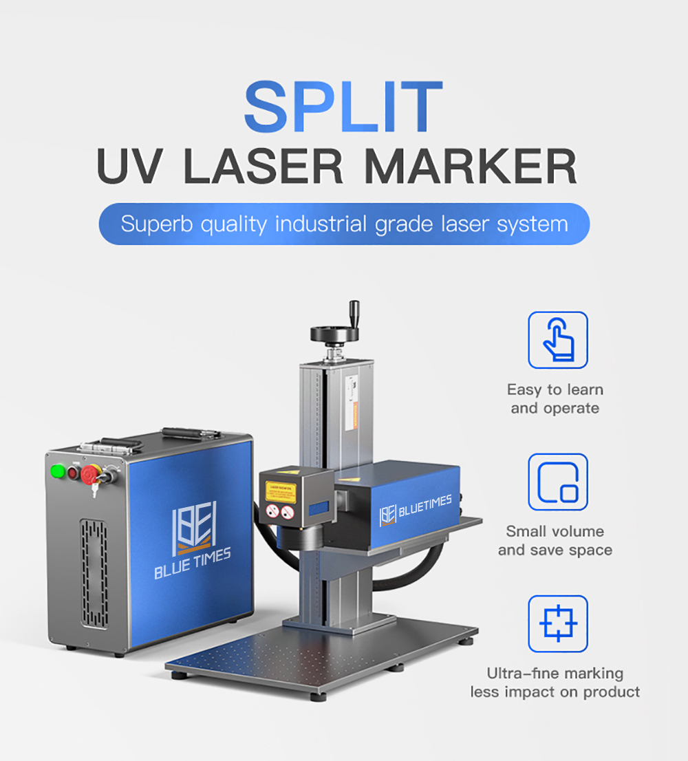 Desktop JPT Marker 3W 5W 10W 3D 3D UV Laser Marking Machine for High Precision Resin Wood Paper Marking Air/Water Cooling