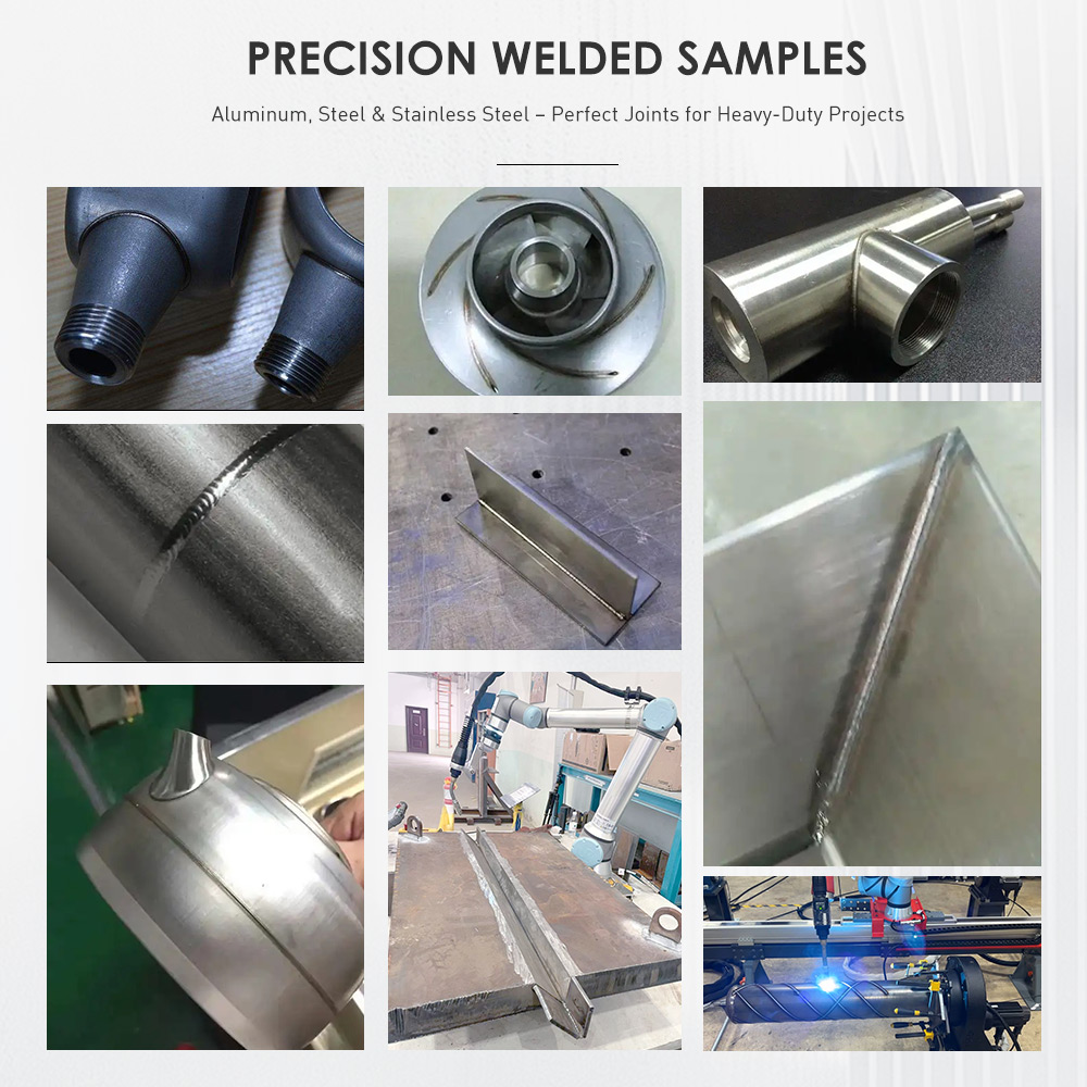 High Precision 6-Axis Collaborative Robot Welding System 350A/500A MIG Programming-Free Control Automated Metal Fabrication