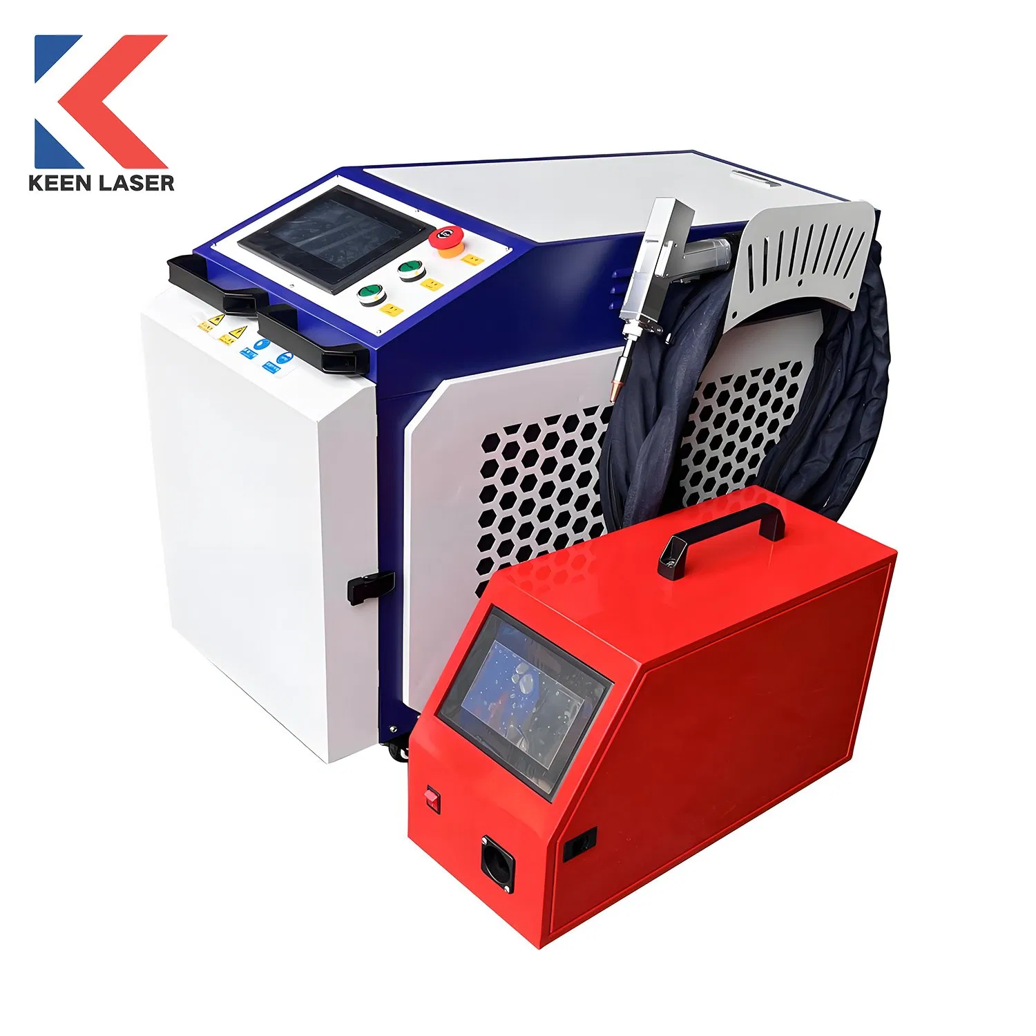 5 In1 Handheld Portable 2000W 3000W Robot Battery Aluminum Metal Stainless Steel Iron Lazer Welder Mould Cleaner Fiber Welding Cutting Cleaning Laser Machine