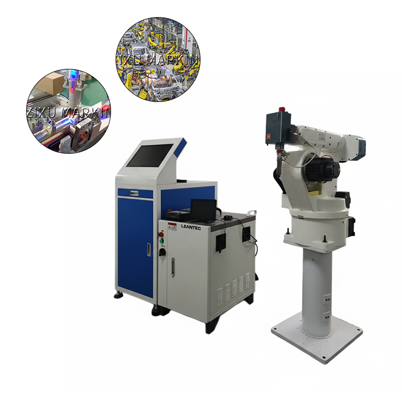 High Precision 6-Axis Robot Fiber Laser Welding Machines 1500W Seam Tracking System for Aerospace Components Heavy Machinery