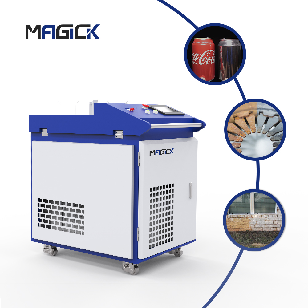 1.5kw Handheld Laser Cleaning Machine 1500w 2000w 3000w SUP22C High Power Portable Steel Laser Cleaning Machine
