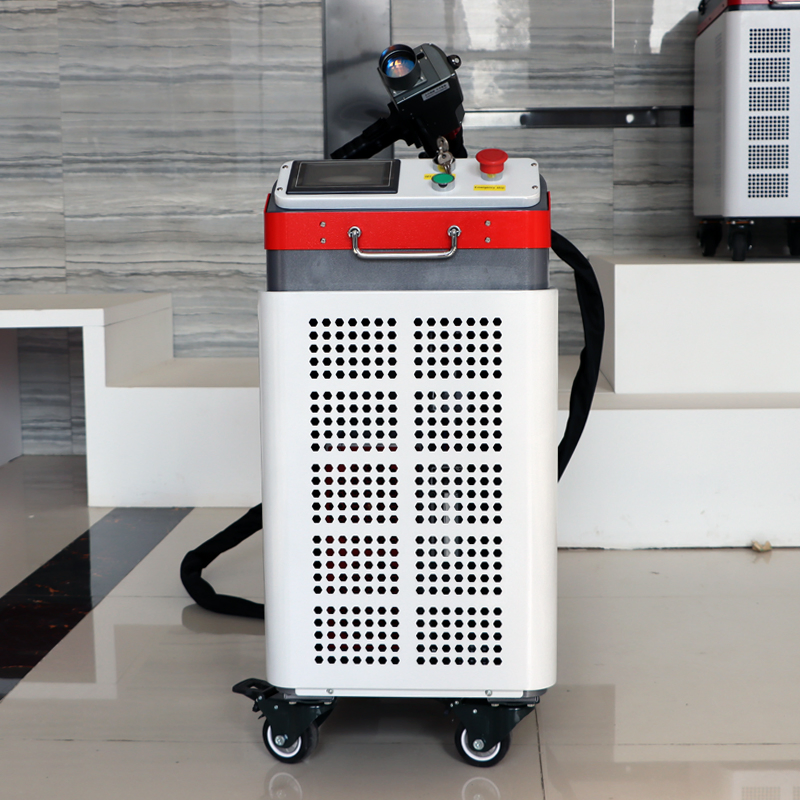 Portable Handheld Pulse Laser Cleaning Machine for Cleaning Welds Stone Metal Wood 500W Air-Cooled Laser Cleaner CE RoHS