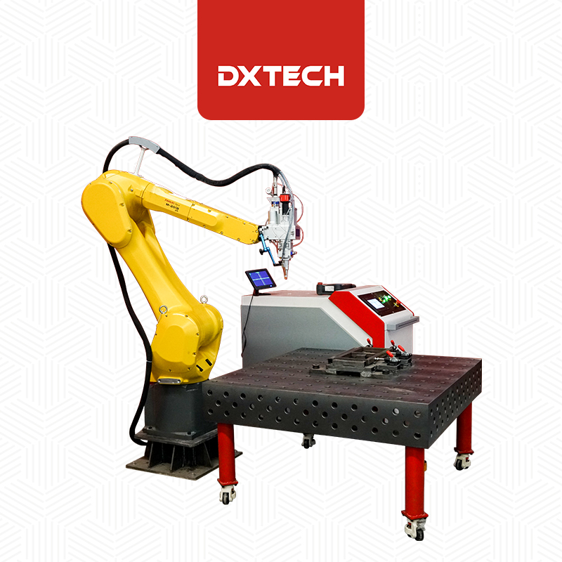 DXTECH Robot Arm Fiber Laser Welder Robotic Laser Welder Machine Metal Welder