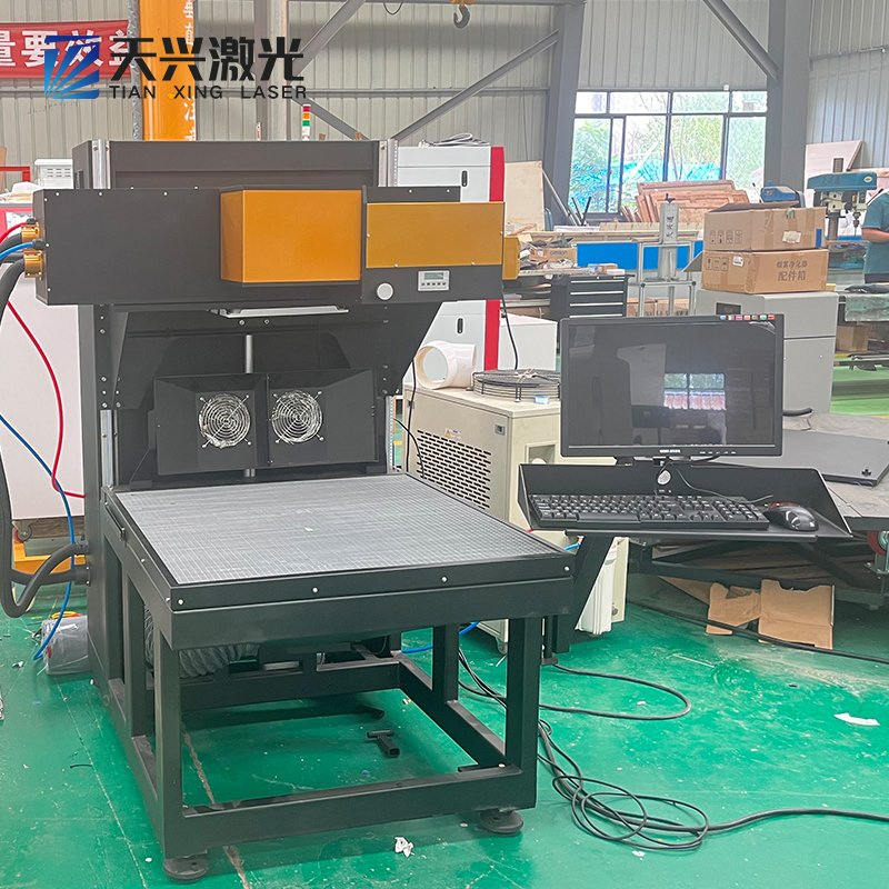 150W 3D Dynamic RF CO2 Laser Laser Marking Engraving Printing Machine for Shoes Leather PU Wood Jeans Large Format 3D Dynamic Focusing CO2 Galvo Laser Marking