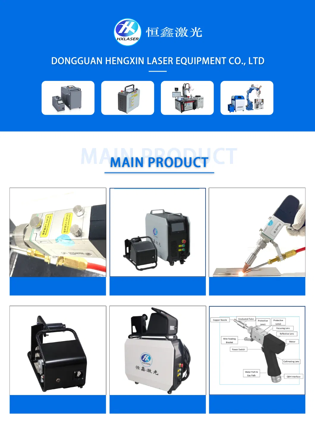 4 in 1 Laser Welder Portable Handheld Fiber Laser Welding Cleaning Cutting Machine