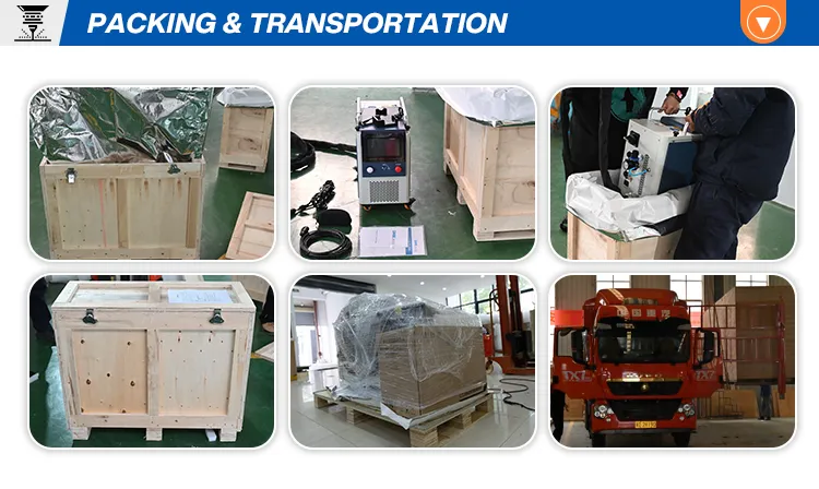 Portable Pulse Fiber Laser Cleaning Machine Gt-500 CE Certified Air Cooling 500W for Metal Stainless Rust & Paint Removal Surface Treatment & Oil Removal
