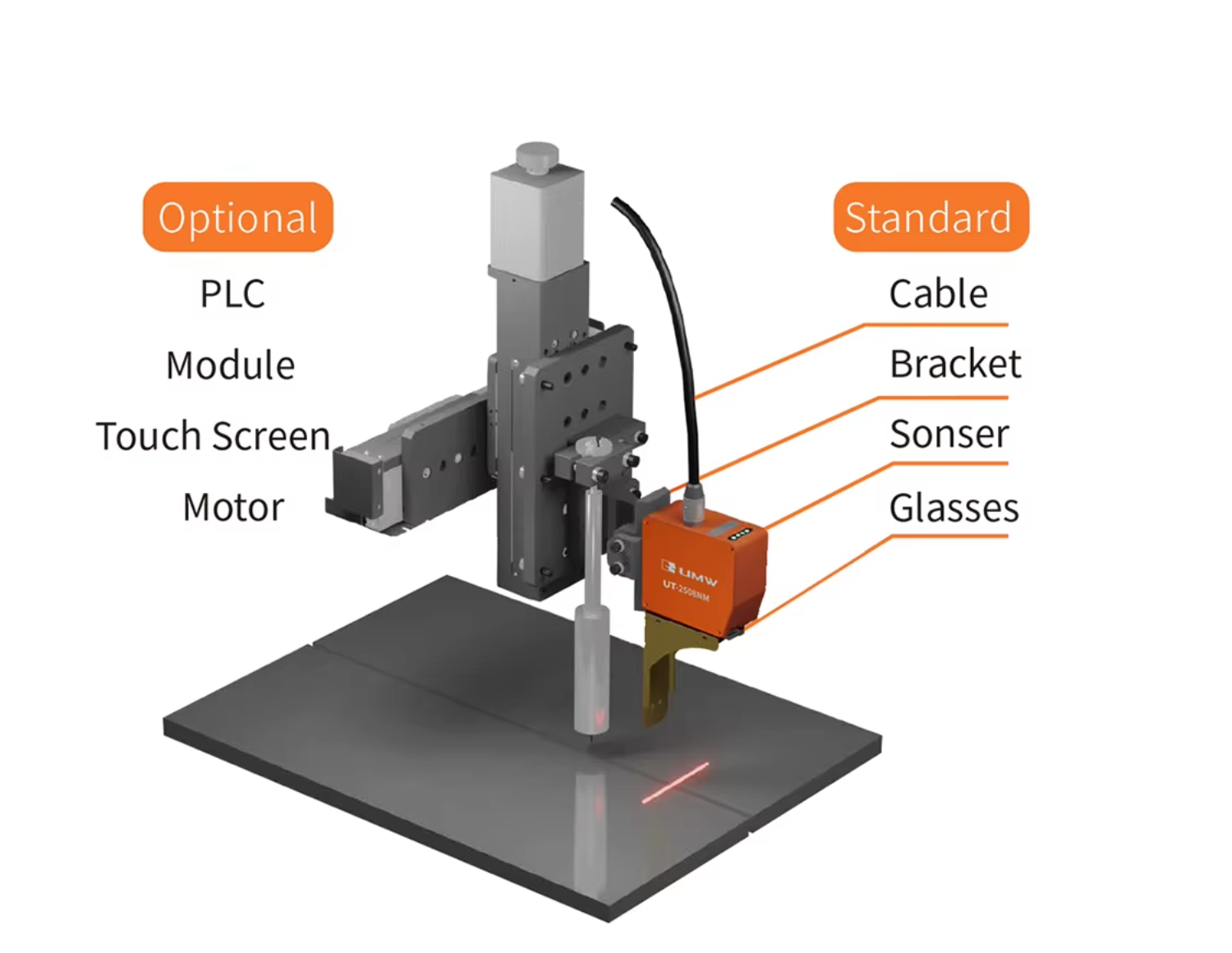 Laser Seam Tracking Welding UT Spark Series