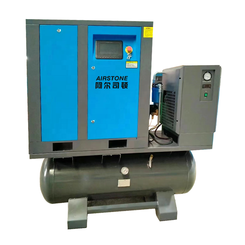 New Design 15kw 20hp 22kw 30hp 16Bar All In One Integrated Screw Air Compressor Fiber Laser Cut Machine