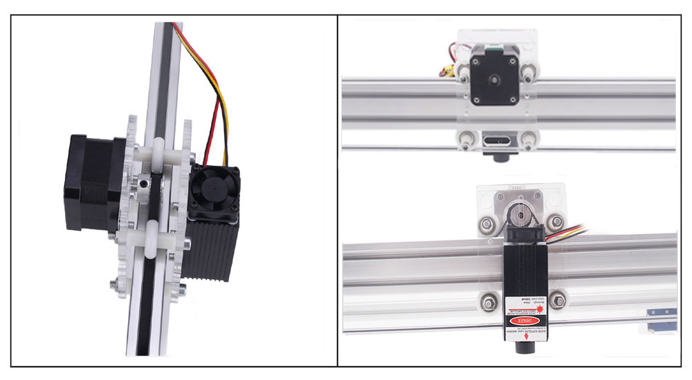 Y Axis stepper motor assembly