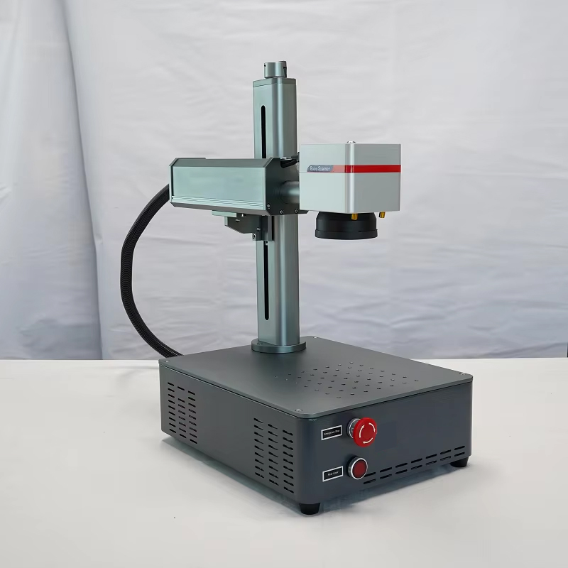 Industrial 20W 30W 50W All-in-One Galvo Fiber Laser Marking Machine Raycus JPT Metal Jewelry Parts